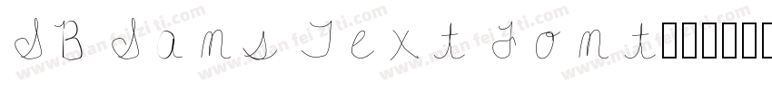 SB Sans Text Font字体转换